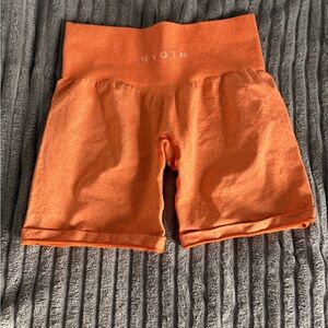 NVGTN Burnt Orange Lift Seamless Shorts
